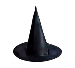 Children's black witch hat 30 cm