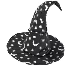 Witch or Wizard Hat with Moon and Stars for Children