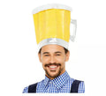 Sombrero de Cerveza Oktoberfest Amarillo con Asa