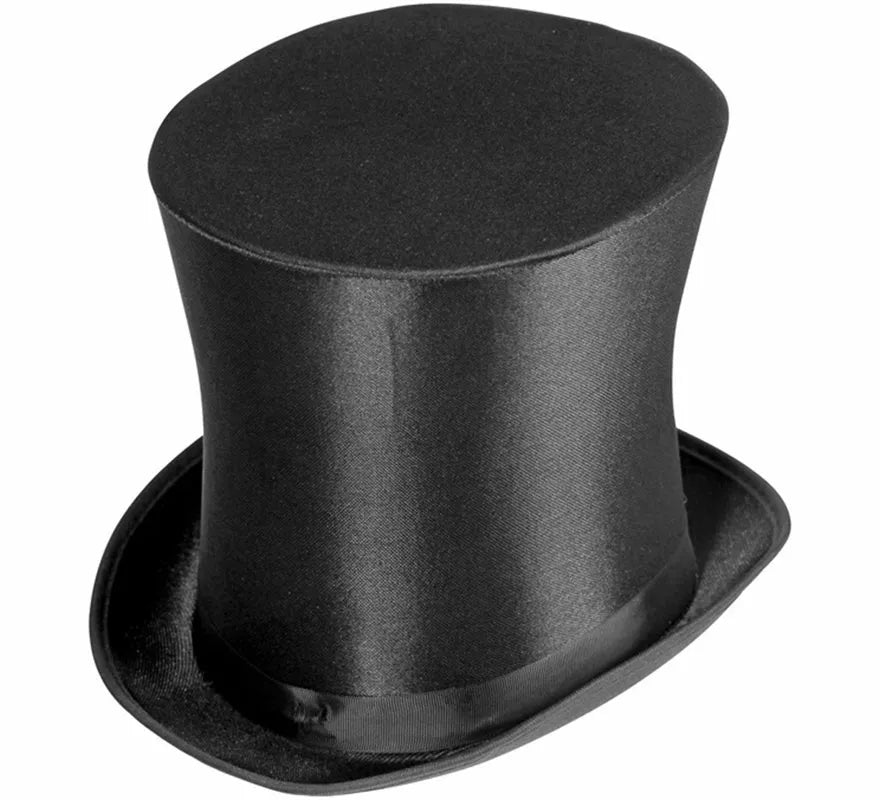 Sombrero de Copa Acampanado en Raso