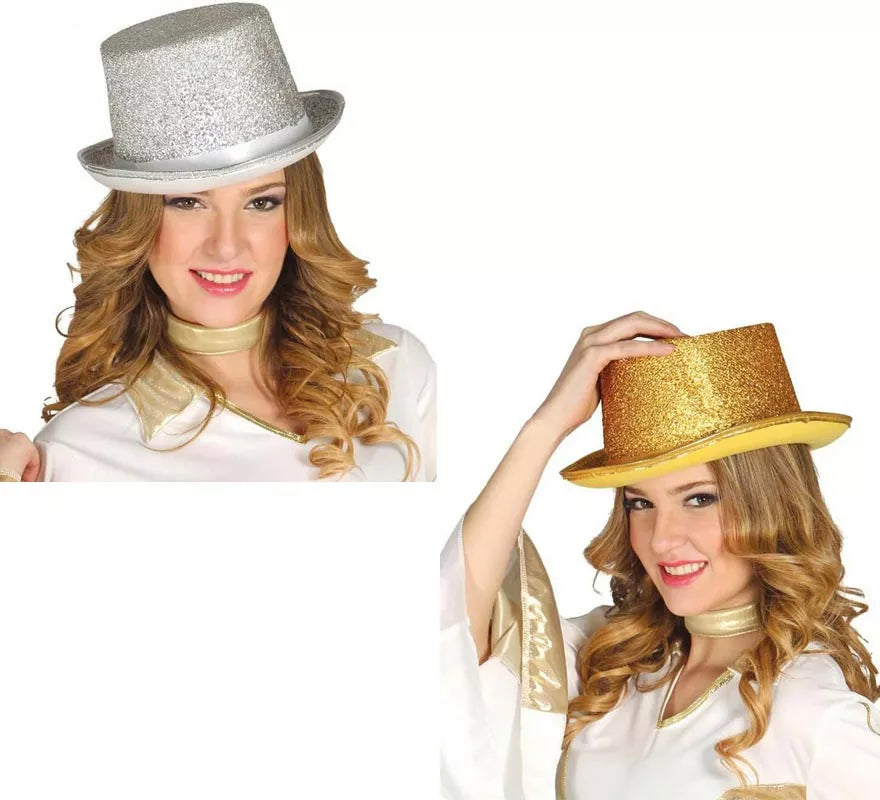 Sombrero de Copa brillante en varios colores