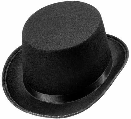 Sombrero de Copa o Chistera negro de Fieltro para niños