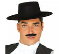 Sombrero de Cordobés flocado negro