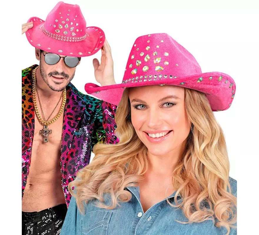 Translation missing: en.Sombrero de Cowboy con pedrería en varios colores