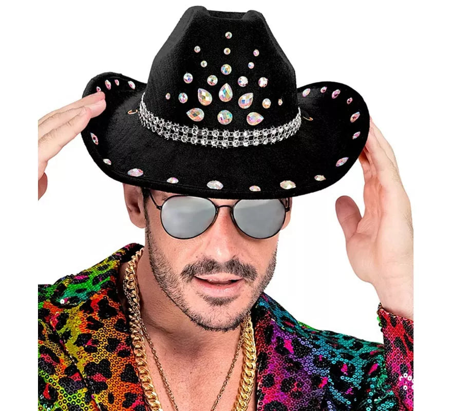 Translation missing: en.Sombrero de Cowboy con pedrería en varios colores