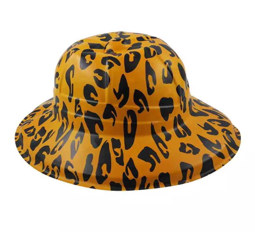 Translation missing: en.Sombrero de Estampado de Leopardo de PVC