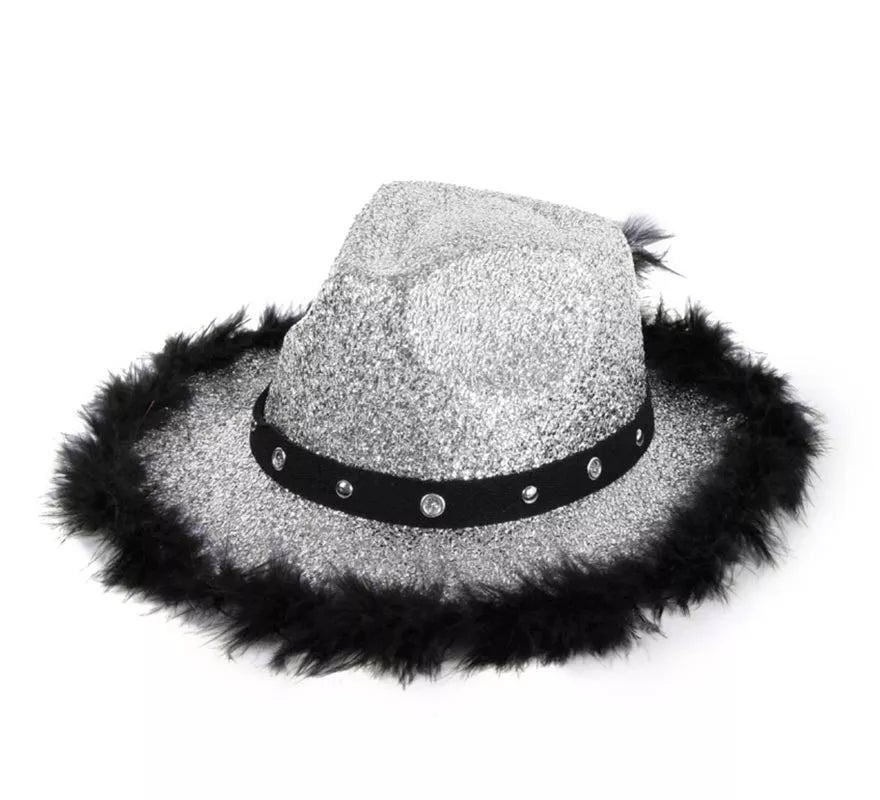 Translation missing: en.Sombrero de Estrella de Rock gris adulto