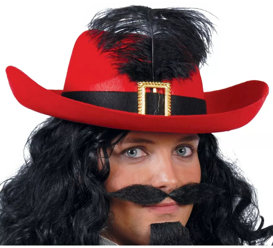 Translation missing: en.Sombrero de fieltro Mosquetero rojo