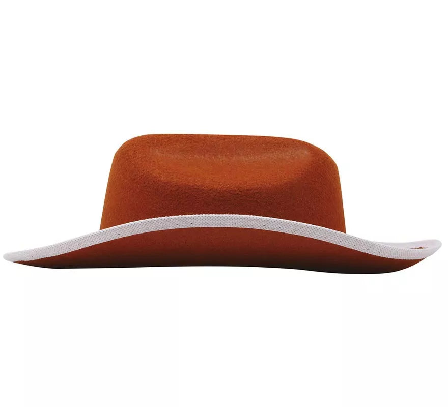 Translation missing: en.Sombrero de fieltro Vaquero infantil marrón