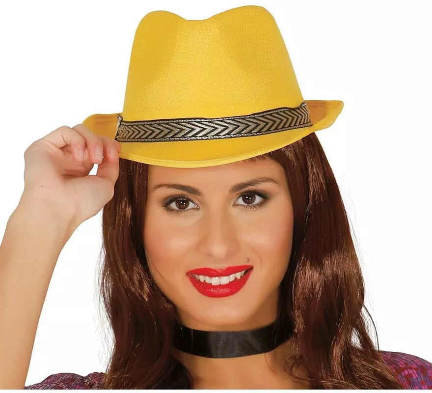 Sombrero de Gangster colores surtidos
