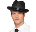 Sombrero de Gánster Negro