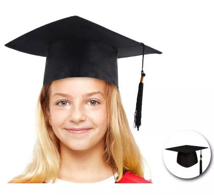 Sombrero de Graduado o birrete con tela infantil