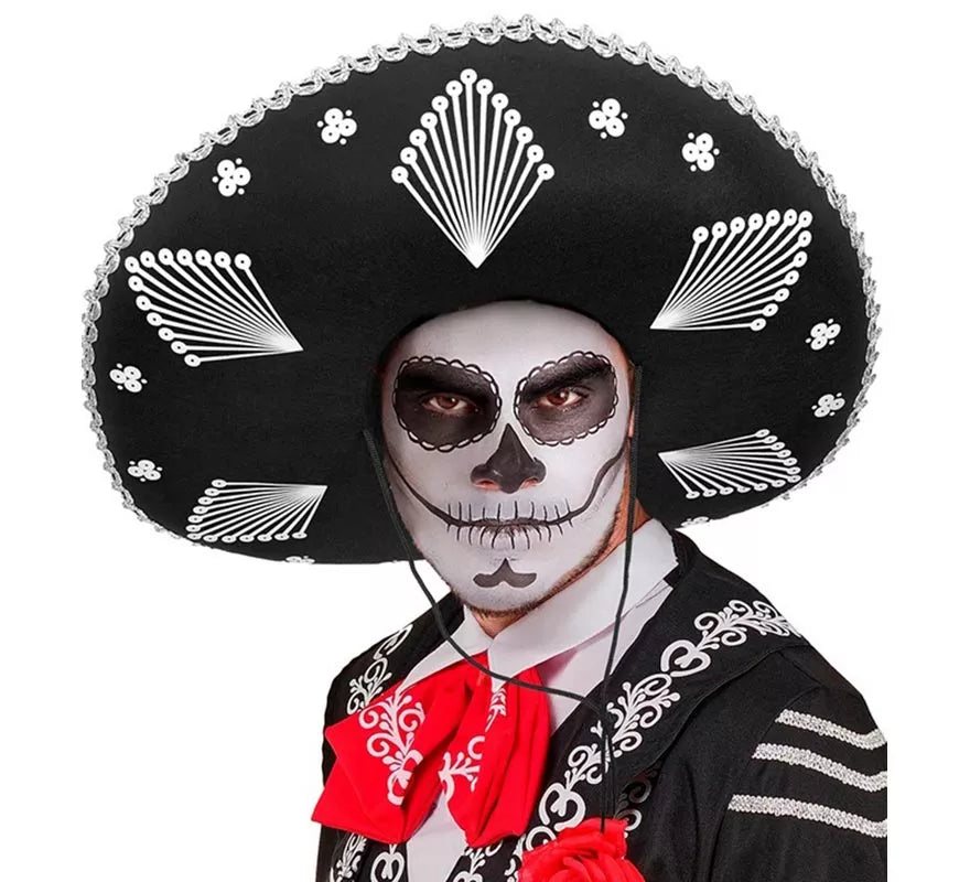 Sombrero de Mariachi Mexicano negro adulto