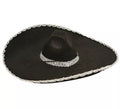 Sombrero de Mariachi Mexicano negro infantil 56cm de diámetro