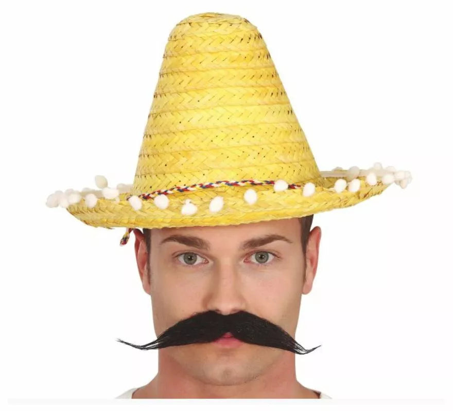 Translation missing: en.Sombrero de Mexicano con Borlas en varios colores de 33 cm