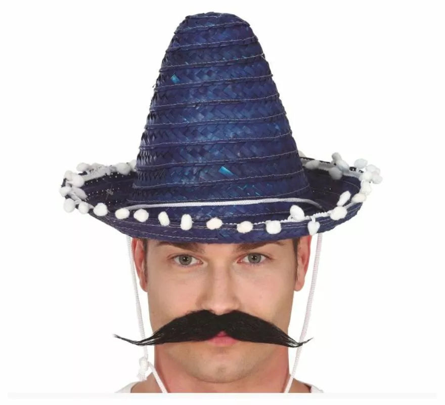 Translation missing: en.Sombrero de Mexicano con Borlas en varios colores de 33 cm