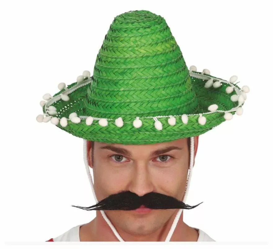 Translation missing: en.Sombrero de Mexicano con Borlas en varios colores de 33 cm