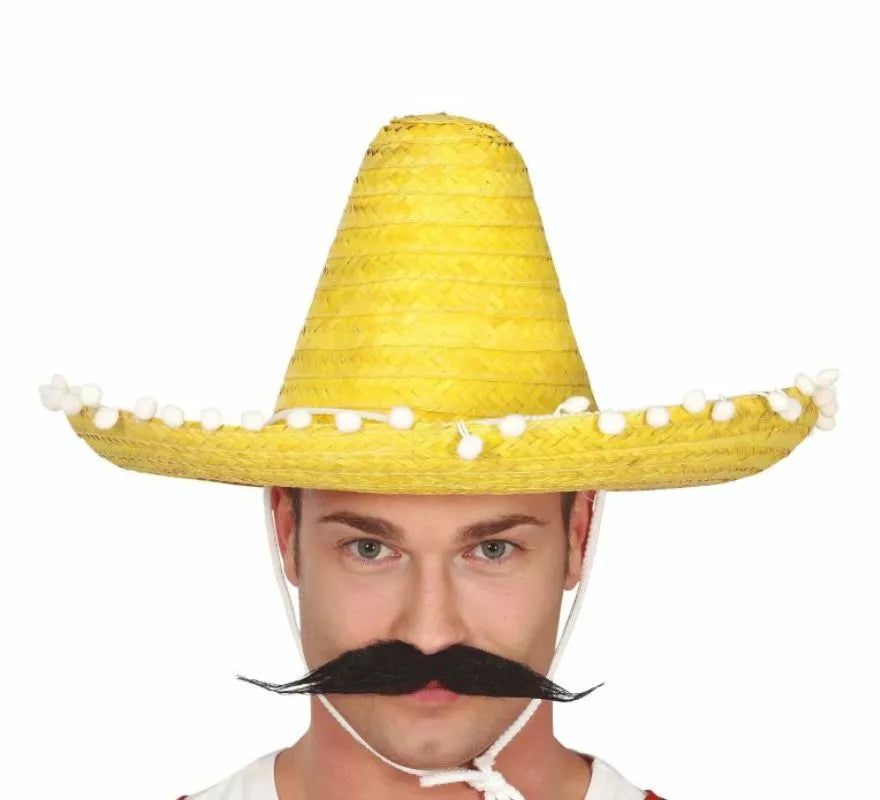 Translation missing: en.Sombrero de Mexicano con Borlas en varios colores de 45 cm