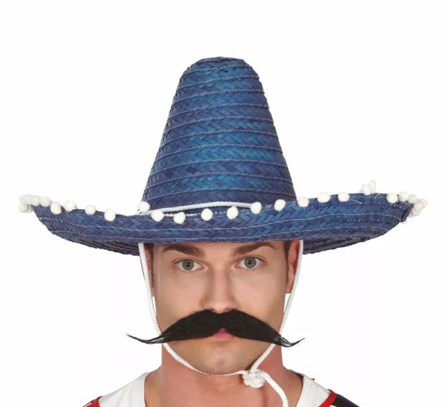 Sombrero de Mexicano con Borlas en varios colores de 45 cm