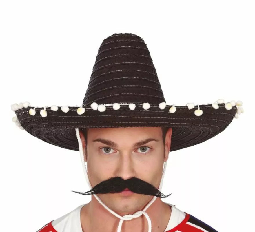 Translation missing: en.Sombrero de Mexicano con Borlas en varios colores de 45 cm