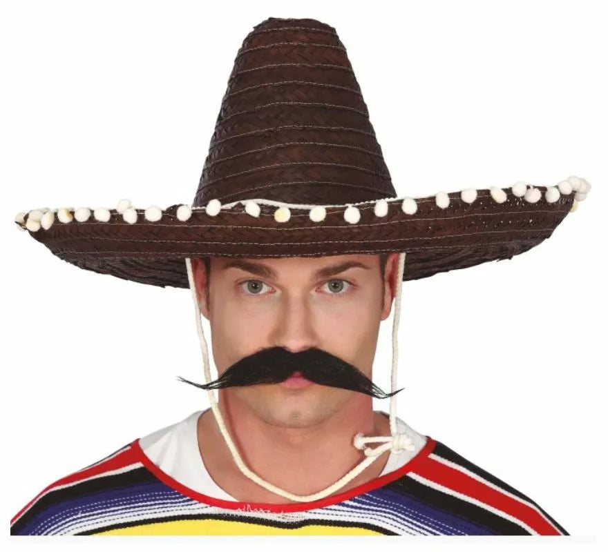 Translation missing: en.Sombrero de Mexicano con Borlas en varios colores de 50 cm