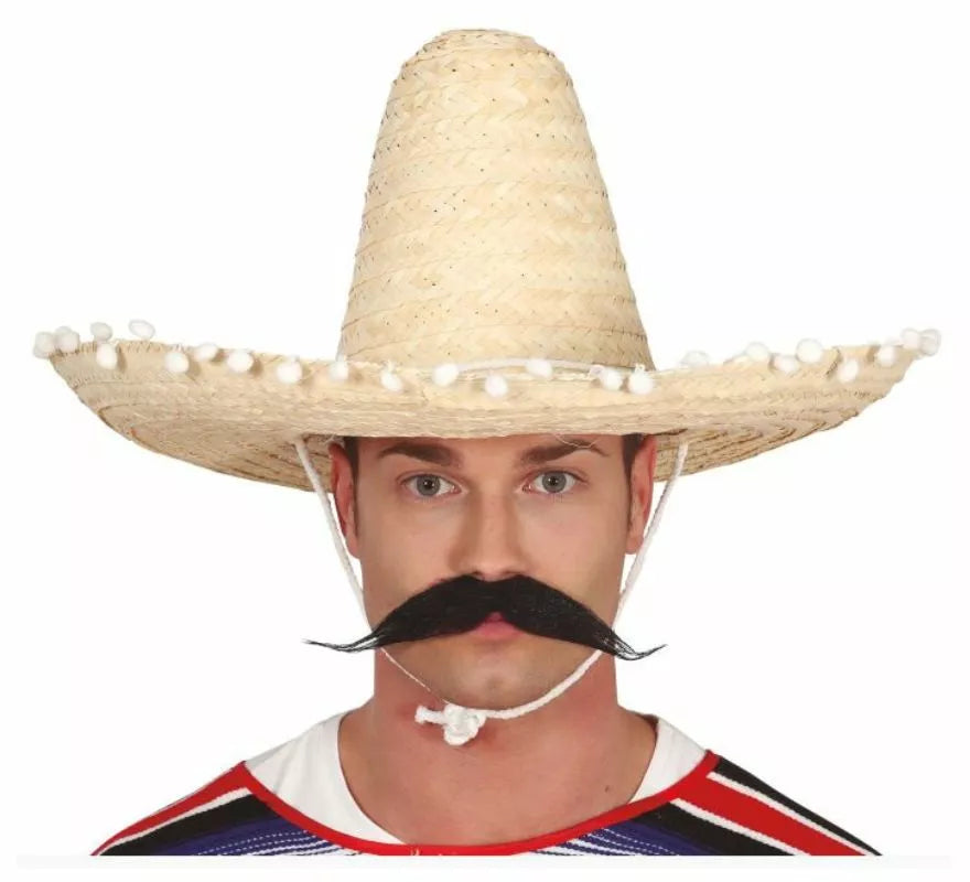 Translation missing: en.Sombrero de Mexicano con Borlas en varios colores de 50 cm