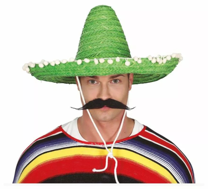 Translation missing: en.Sombrero de Mexicano con Borlas en varios colores de 50 cm