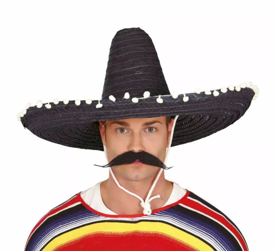 Translation missing: en.Sombrero de Mexicano con Borlas en varios colores de 60 cm