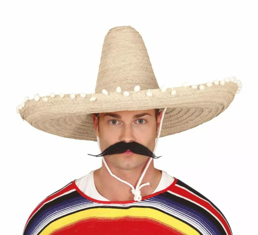 Translation missing: en.Sombrero de Mexicano con Borlas en varios colores de 60 cm