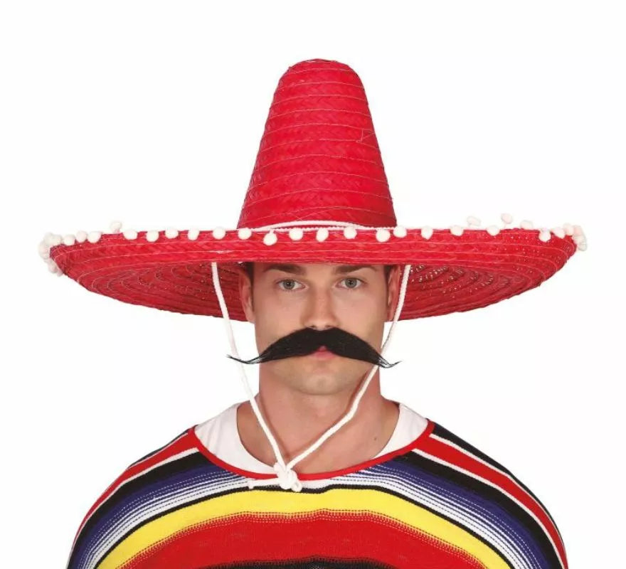 Translation missing: en.Sombrero de Mexicano con Borlas en varios colores de 60 cm