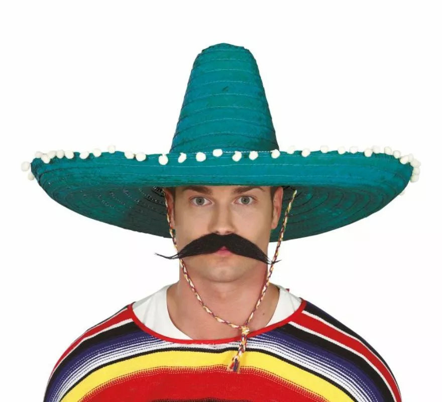 Translation missing: en.Sombrero de Mexicano con Borlas en varios colores de 60 cm