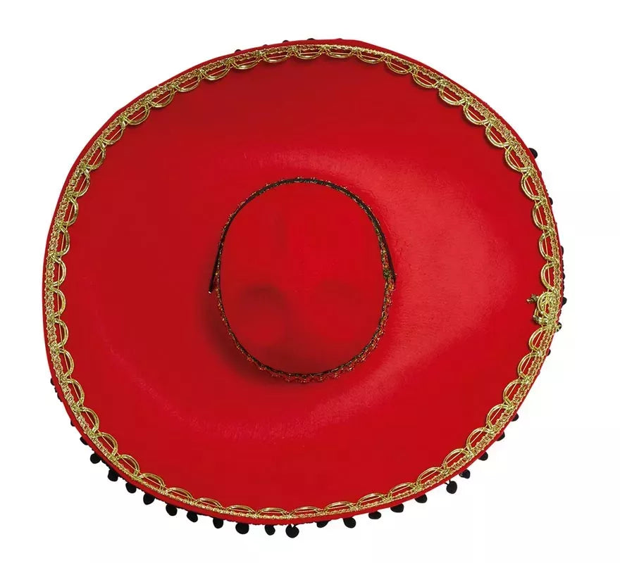 Translation missing: en.Sombrero de Mexicano Rojo Fieltro