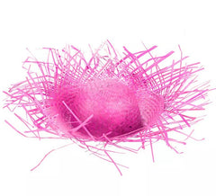 Fuchsia Straw Hat