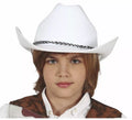 Sombrero de Vaquero Blanco de Fieltro Infantil
