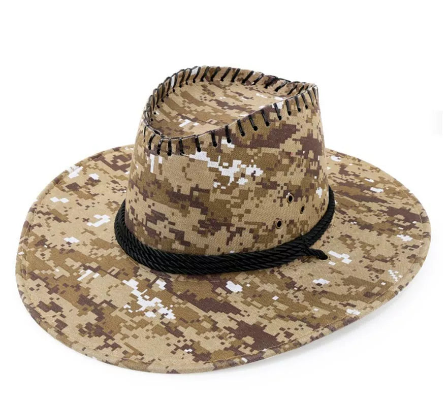 Translation missing: en.Sombrero de Vaquero Camuflaje Block adulto