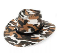 Sombrero de Vaquero Camuflaje marrón adulto