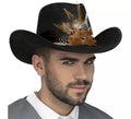 Sombrero de Vaquero con Plumas