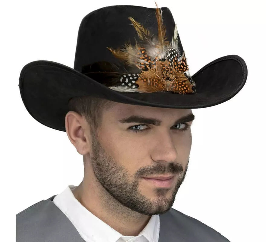 Translation missing: en.Sombrero de Vaquero con Plumas