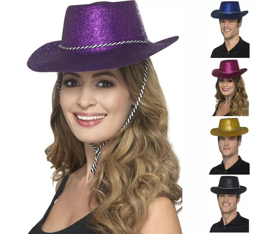 Translation missing: en.Sombrero de Vaquero con purpurina en varios colores