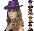 Sombrero de Vaquero con purpurina en varios colores