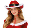 Sombrero de Vaquero de Papá Noel de Fieltro