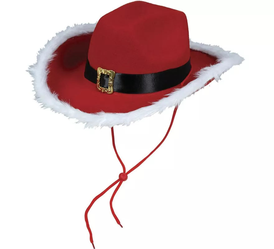 Translation missing: en.Sombrero de Vaquero de Papá Noel de Fieltro