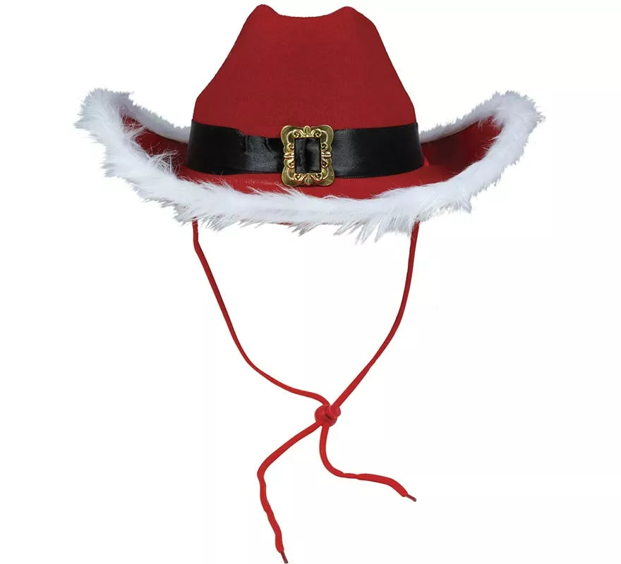 Translation missing: en.Sombrero de Vaquero de Papá Noel de Fieltro