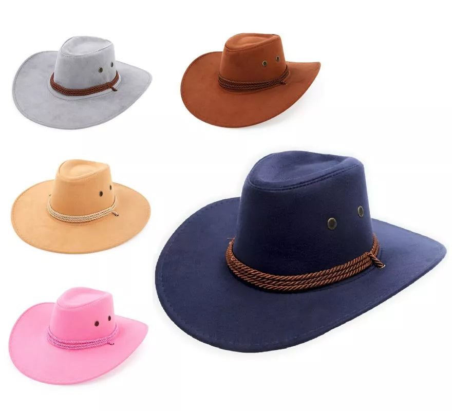 Translation missing: en.Sombrero de Vaquero en varios colores con cordón adulto