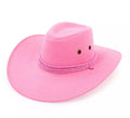 Sombrero de Vaquero en varios colores con cordón adulto