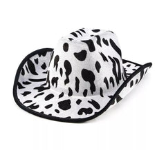 Adult Cow Print Cowboy Hat