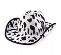 Sombrero de Vaquero estampado vaca adulto