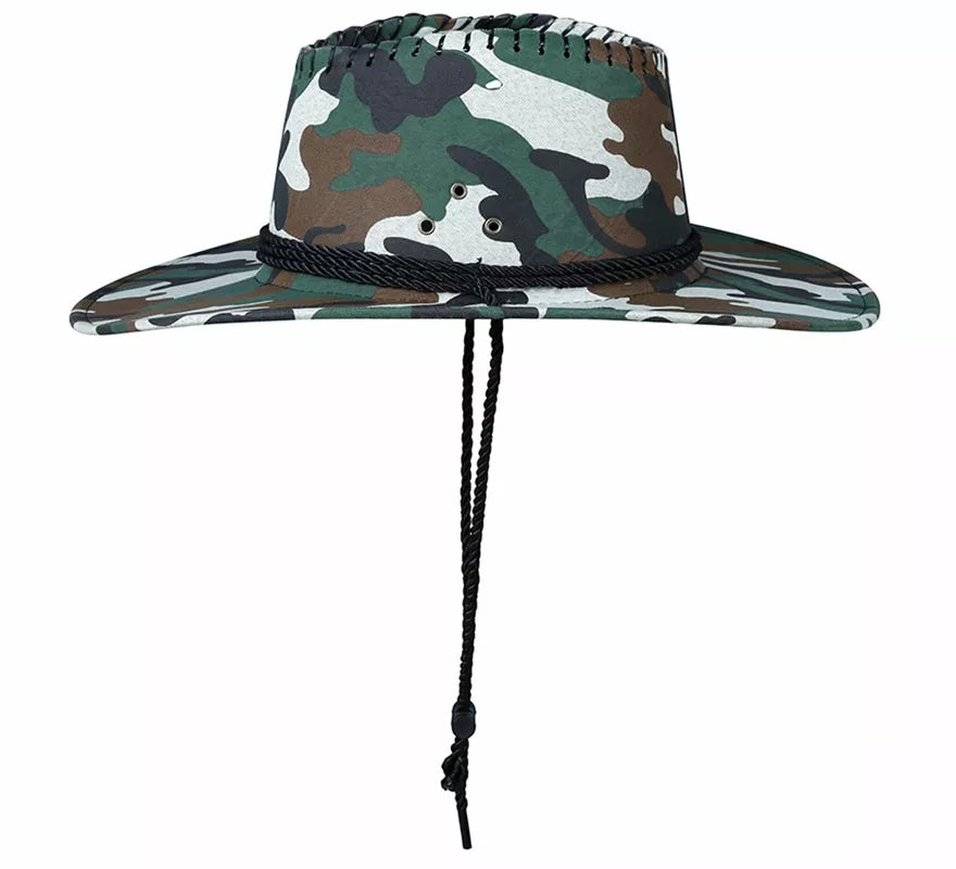 Sombrero de Vaquero Marrón Camuflaje
