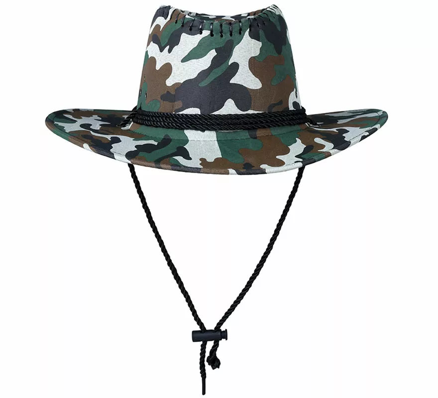 Sombrero de Vaquero Marrón Camuflaje