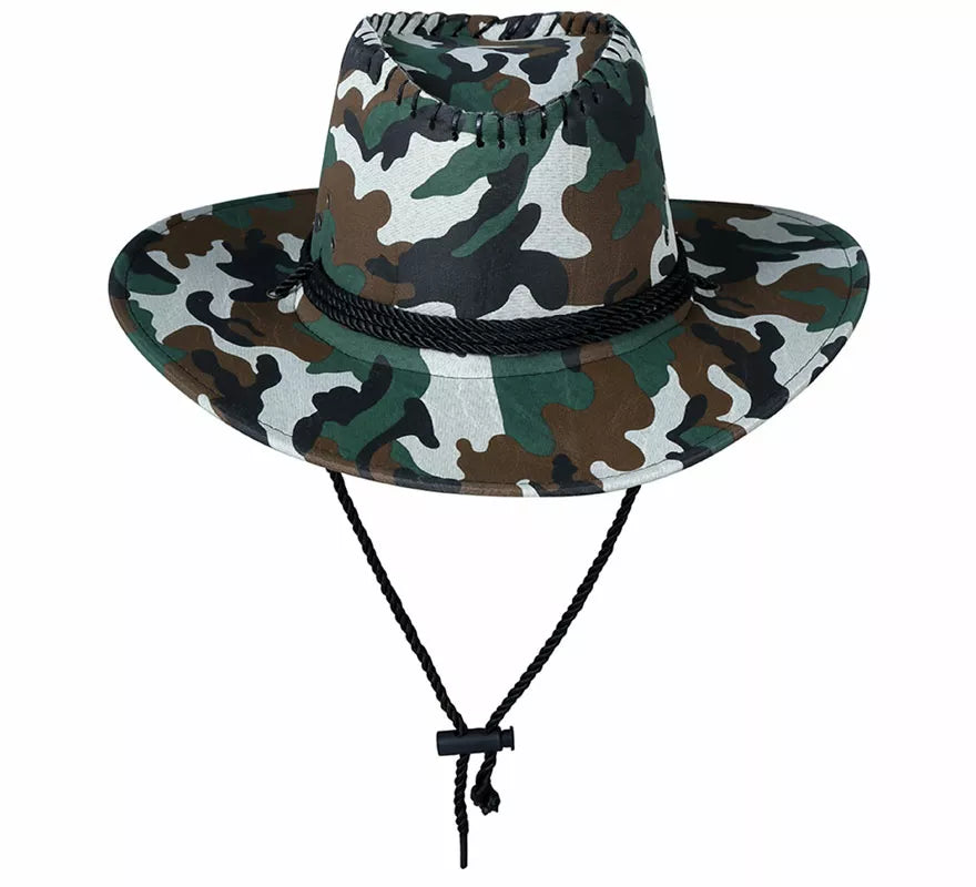 Sombrero de Vaquero Marrón Camuflaje
